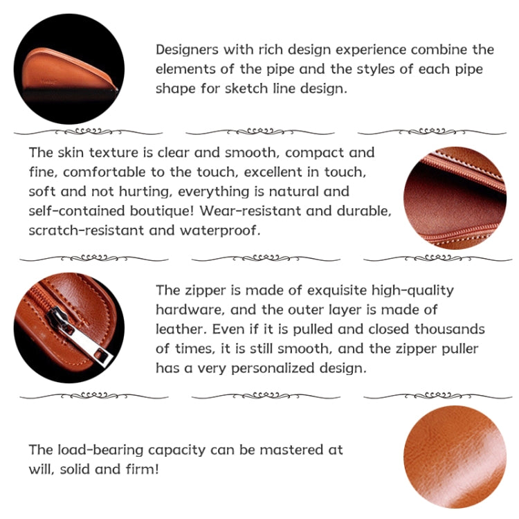 FIREDOG CL53便攜真皮煙斗煙具煙袋