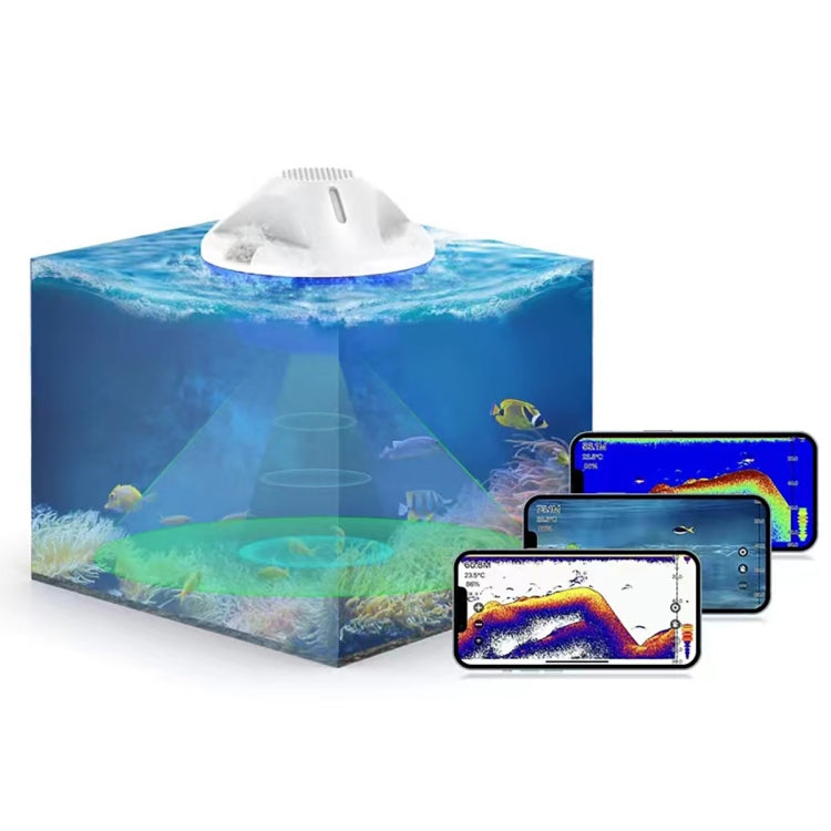 S1可視高清手機無線聲吶超聲波探魚器