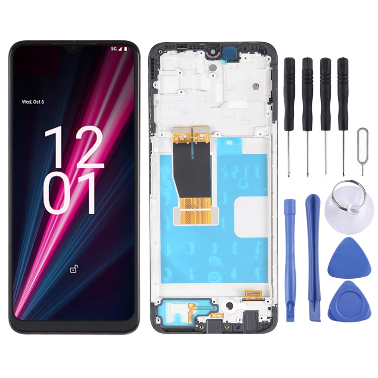 適用於T-Mobile Revvl 6 Pro 液晶觸摸總成帶框