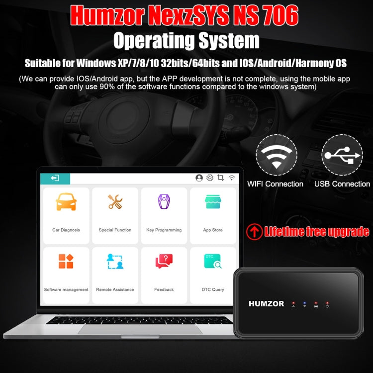 HUMZOR NexzSYS NS 706 汽車全系統OBD 2診斷儀, HUMZOR NexzSYS NS 706