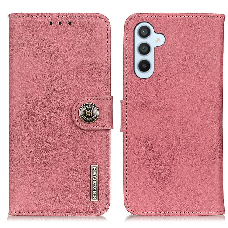 KHAZNEH 牛皮紋左右開手機皮套, For Samsung Galaxy M54 5G, For Samsung Galaxy S23 FE 5G, For Samsung Galaxy M34 5G, For Samsung Galaxy A05 4G, For Samsung Galaxy A35 5G, For Samsung Galaxy A55 5G, For Samsung Galaxy A05s 4G, For Samsung Galaxy A15                 ...