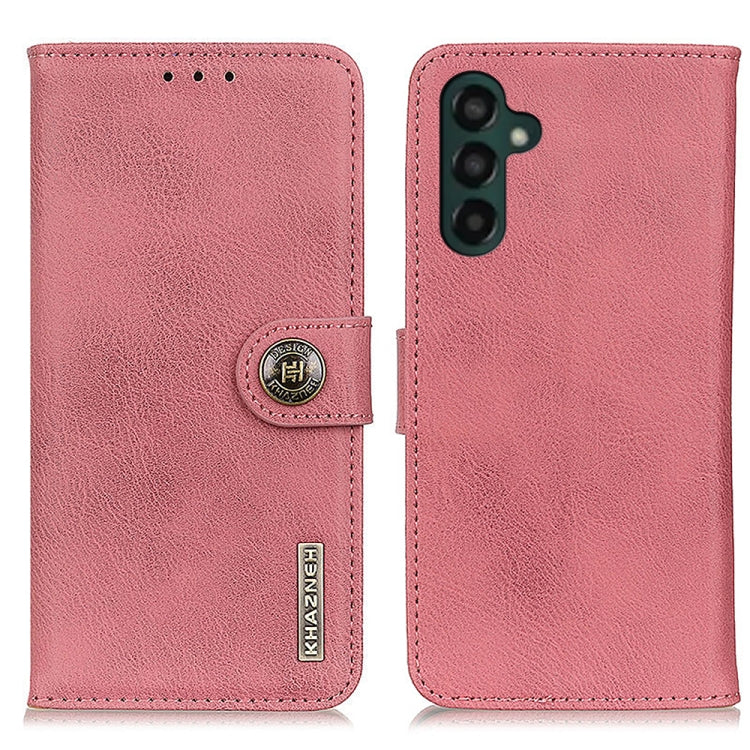 KHAZNEH 牛皮紋左右開手機皮套, For Samsung Galaxy M54 5G, For Samsung Galaxy S23 FE 5G, For Samsung Galaxy M34 5G, For Samsung Galaxy A05 4G, For Samsung Galaxy A35 5G, For Samsung Galaxy A55 5G, For Samsung Galaxy A05s 4G, For Samsung Galaxy A15                 ...