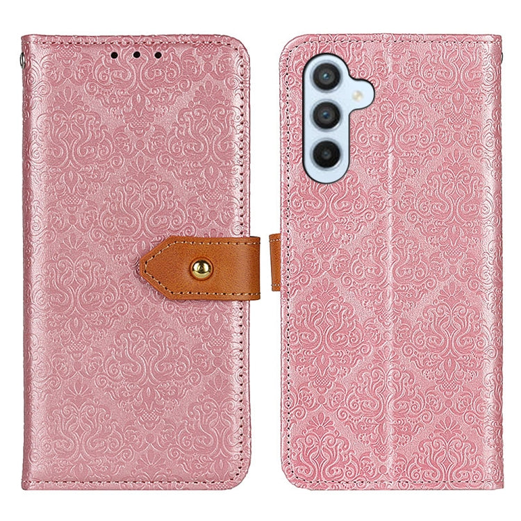 歐式壓花左右翻蓋手機皮套, For Samsung Galaxy M54 5G, For Samsung Galaxy S23 FE 5G, For Samsung Galaxy M34 5G, For Samsung Galaxy A05s 4G, For Samsung Galaxy Xcover7, For Samsung Galaxy S24+, For Samsung Galaxy A15, For Samsung Galaxy S24, For Samsung Galaxy S24 Ultra