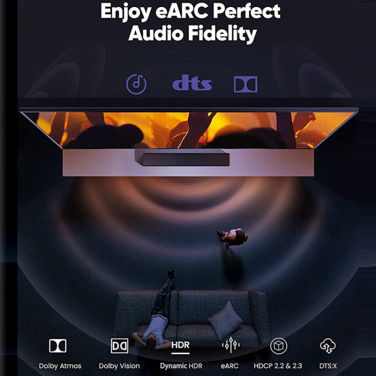 HDMI 2.1 8K 60Hz UHD 48Gbps線, 1m, 2m, 3m