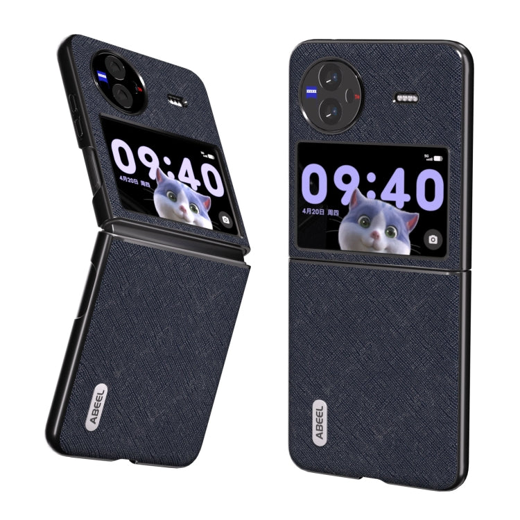 ABEEL 十字紋真皮手機殼