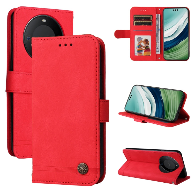 膚感生命樹金屬扣手機皮套, For Huawei nova 11 SE, For Huawei nova 12 Pro, For Huawei nova 12, For Huawei Mate 60, For Huawei Mate 60 Pro, For Huawei Enjoy 60X, For Huawei nova 11 Pro, For Huawei nova 11