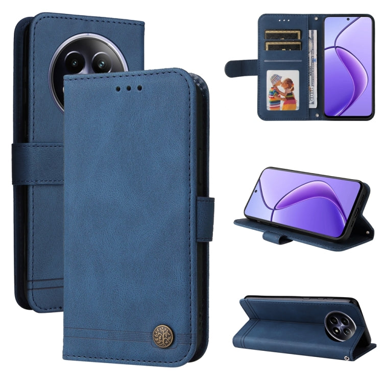 膚感生命樹金屬扣手機皮套, For Realme GT 7 Pro, For Realme 13+, For Realme 13 Pro / 13 Pro+ / 12 Pro, For Realme GT 6 / GT Neo6 SE, For Realme C63 / C61  / Note 60, For Realme 12, For Realme 12+, For Realme 12 Pro+, For Realme C67 4G Global