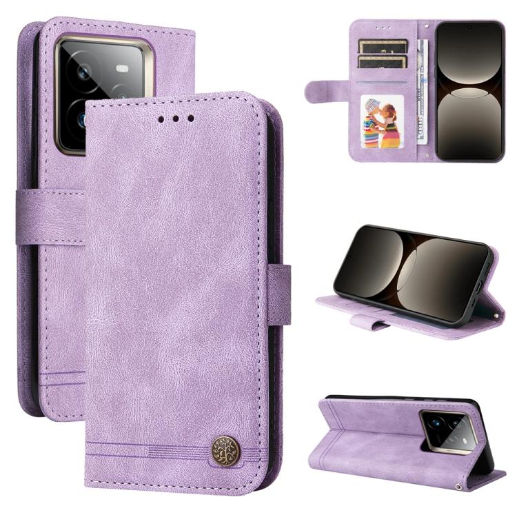 膚感生命樹金屬扣手機皮套, For Realme GT 7 Pro, For Realme 13+, For Realme 13 Pro / 13 Pro+ / 12 Pro, For Realme GT 6 / GT Neo6 SE, For Realme C63 / C61  / Note 60, For Realme 12, For Realme 12+, For Realme 12 Pro+, For Realme C67 4G Global