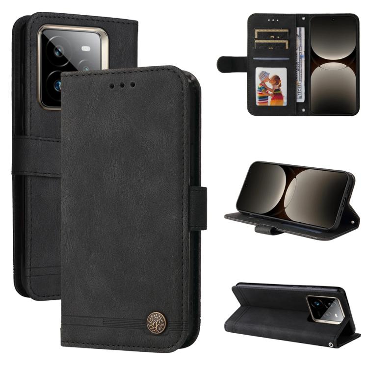 膚感生命樹金屬扣手機皮套, For Realme GT 7 Pro, For Realme 13+, For Realme 13 Pro / 13 Pro+ / 12 Pro, For Realme GT 6 / GT Neo6 SE, For Realme C63 / C61  / Note 60, For Realme 12, For Realme 12+, For Realme 12 Pro+, For Realme C67 4G Global