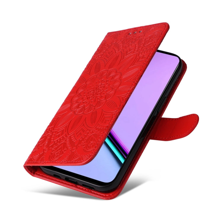 壓花向陽花手機皮套, For Realme C67 Global / 11 5G Taiwan Version, For Realme 11 4G Global, For Realme C53 / Narzo N53, For Realme 11, For Realme 11 Pro / 11 Pro+, For Realme C65 4G, For Realme C55, For Realme GT Neo 5 5G / GT3