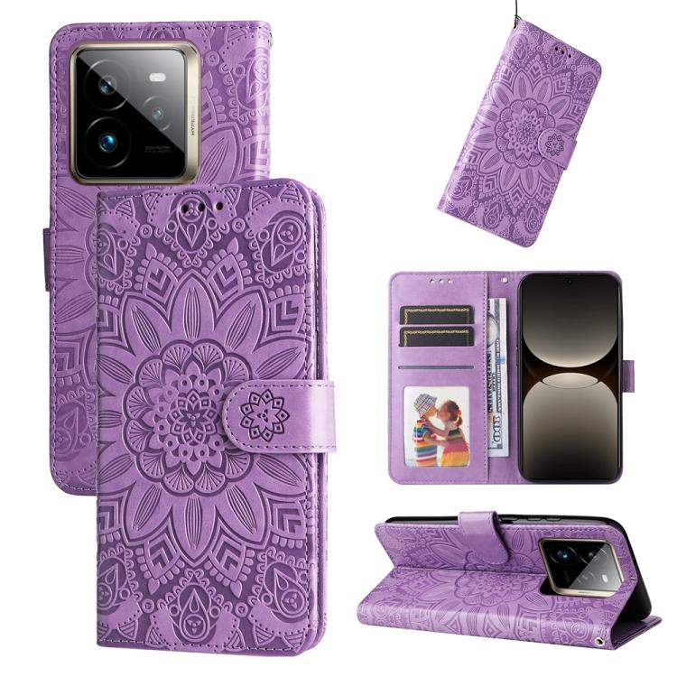 壓花向陽花手機皮套, For Realme GT 7 Pro, For Realme 13+, For Realme 13 Pro / 13 Pro+ / P1 Pro Global, For Realme GT 6 / GT Neo6 SE, For Realme C63 / C61  / Note 60, For Realme 12 5G, For Realme 12+, For Realme 12 Pro+, For Realme C67 4G Global