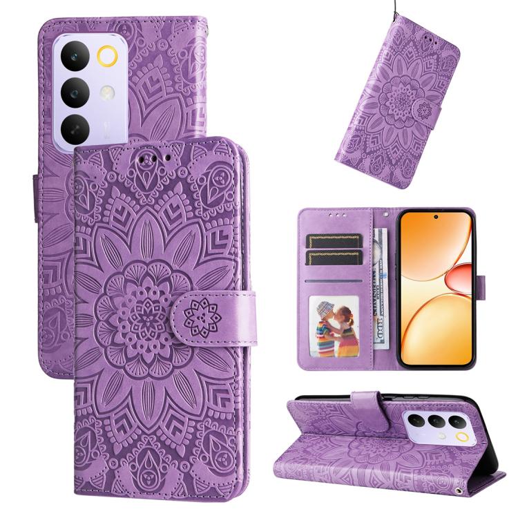 壓花向陽花手機皮套, For Realme 15x 5G India / Realme C85 5G, For Realme C85 Pro 4G, For Realme 15T 5G, For Realme Narzo 80 Lite 4G / C71 India, For Realme 15 5G / Realme 15 Pro 5G, For Realme C71 4G / C75 4G / 5G / 14x, For Realme 14 Global                     ...