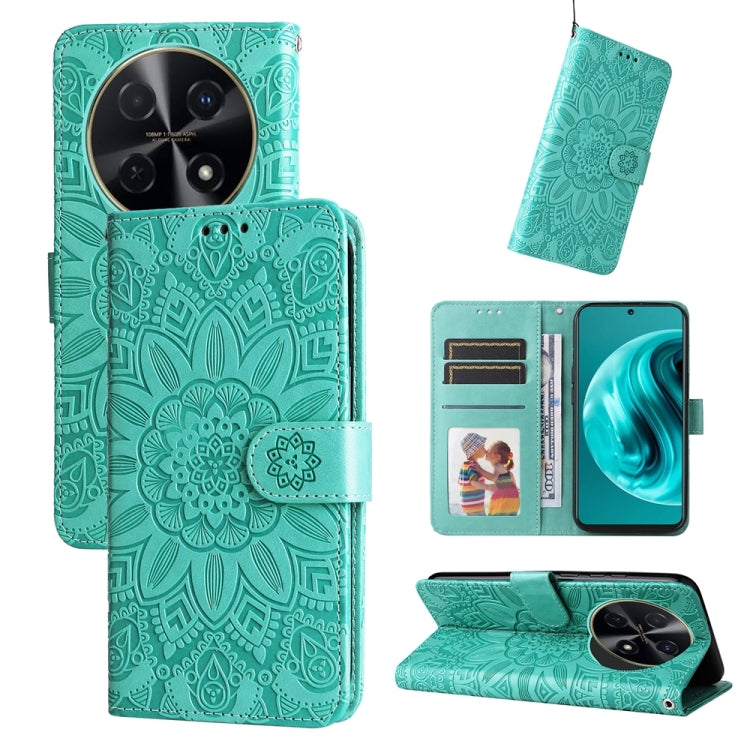 壓花向陽花手機皮套, For Huawei Mate 70 Air 5G, For Huawei nova 14 Lite, For Huawei Maimang 40 5G, For Huawei nova 14, For Huawei Enjoy 80, For Huawei nova 13 Pro, For Huawei nova 13 / nova 12, For Huawei Enjoy 70 Pro, For Huawei Enjoy 70