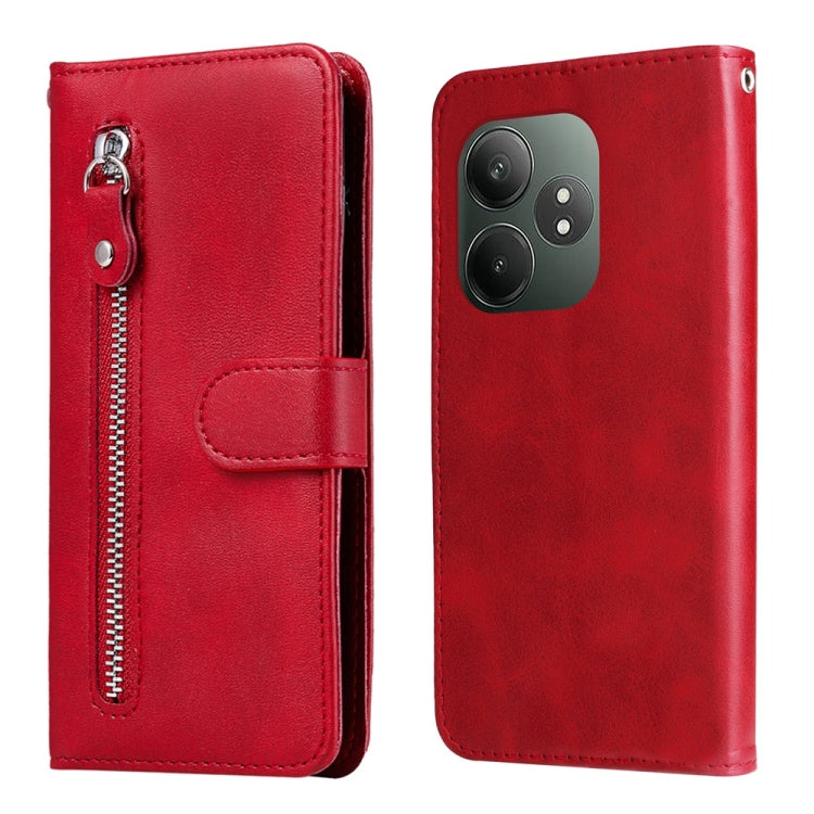 時尚小牛紋拉鏈手機皮套, For Realme GT 7 Pro, For Realme 13+, For Realme 13 Pro / 13 Pro+ / P1 Pro Global, For Realme GT 6 / GT Neo6 SE, For Realme C63 / C61  / Note 60, For Realme 12 5G, For Realme 12+, For Realme 12 Pro+, For Realme C67 4G Global