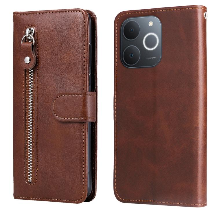 時尚小牛紋拉鏈手機皮套, For Realme 15x 5G India / Realme C85 5G, For Realme C85 Pro 4G, For Realme 15T 5G, For Realme Narzo 80 Lite 4G / C71 India, For Realme 15 5G / Realme 15 Pro 5G, For Realme C71 4G / C75 4G / 5G / 14x, For Realme 14 Global                   ...