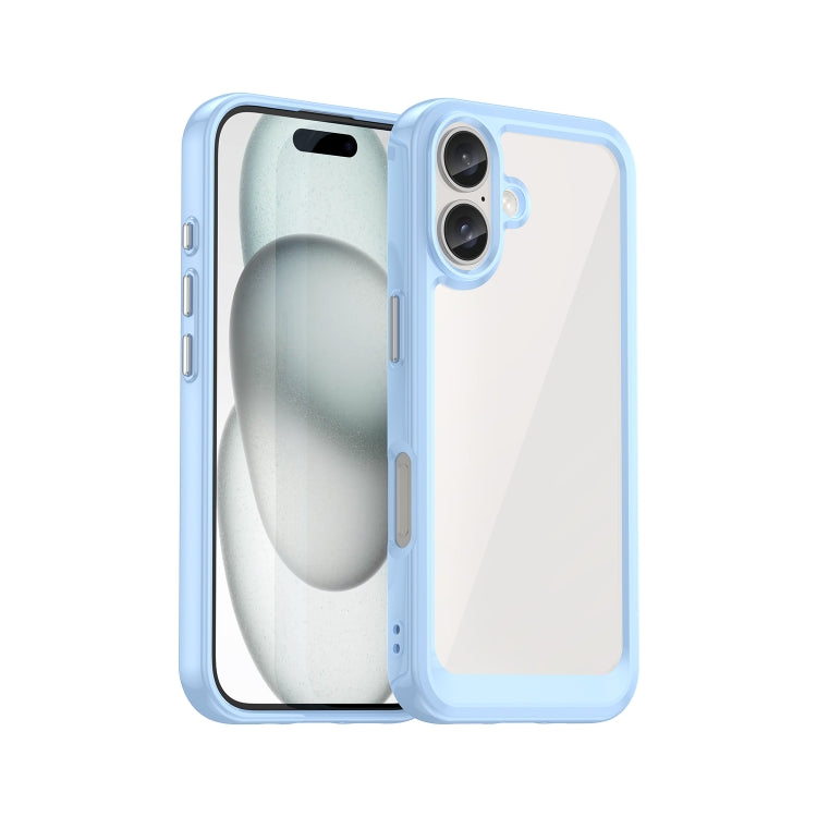 炫彩系列 亞克力+TPU手機殼, For iPhone 16 Pro Max, For iPhone 16 Pro, For iPhone 16 Plus, For iPhone 16, iPhone 16e, For iPhone 15 Pro Max, For iPhone 15 Pro, For iPhone 15 Plus