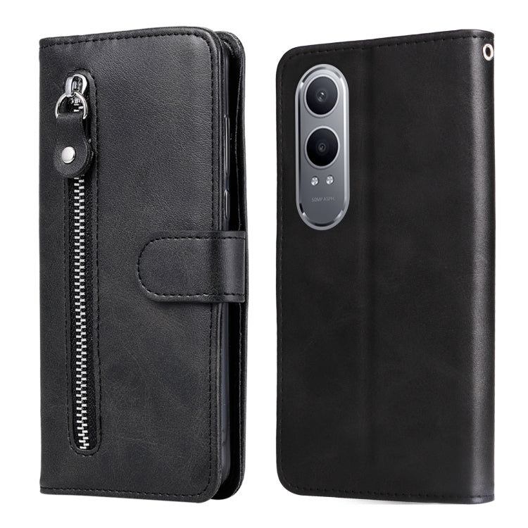 時尚小牛紋拉鏈手機皮套, For OPPO K12x, For OPPO A60 4G Global, For OPPO K12, For OPPO A3 Pro 5G, For OPPO Reno11 F Global / F25 Pro Global, For OPPO Reno11 5G Global, For OPPO A59 5G / A2m, For OPPO A38 4G / A18 4G Global, For OPPO A58 4G