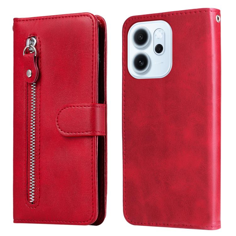 時尚小牛紋拉鏈手機皮套, For OPPO Reno15 F 5G, For OPPO Reno15 5G Global / Reno 15c 5G, For OPPO A6 4G / 5G / A6x 5G Global, For OPPO Find X9, For OPPO A6 Pro 4G / 5G Global / F31 5G, For OPPO Find X9 Pro, For OPPO Reno13 / Reno14 / Reno14 F 5G Global