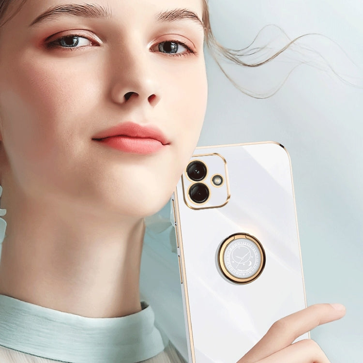 信立 直邊6D電鍍TPU手機殼帶指環支架, For Samsung Galaxy A05, For Samsung Galaxy A05s, For Samsung Galaxy M34 5G, For Samsung Galaxy A25 5G, For Samsung Galaxy S23 FE 5G, For Samsung Galaxy M54 5G