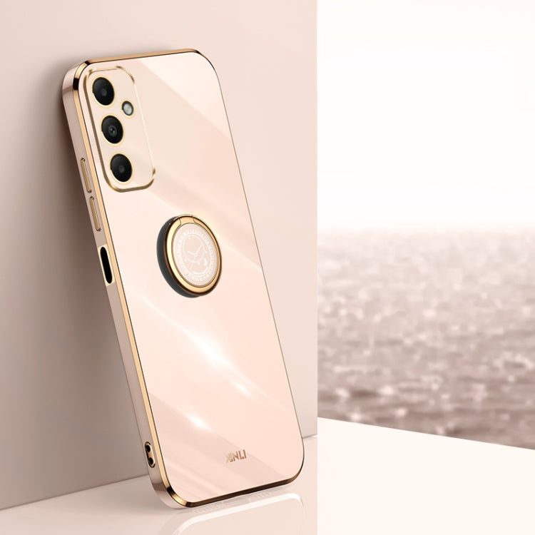 信立 直邊6D電鍍TPU手機殼帶指環支架, For Samsung Galaxy A05, For Samsung Galaxy A05s, For Samsung Galaxy M34 5G, For Samsung Galaxy A25 5G, For Samsung Galaxy S23 FE 5G, For Samsung Galaxy M54 5G