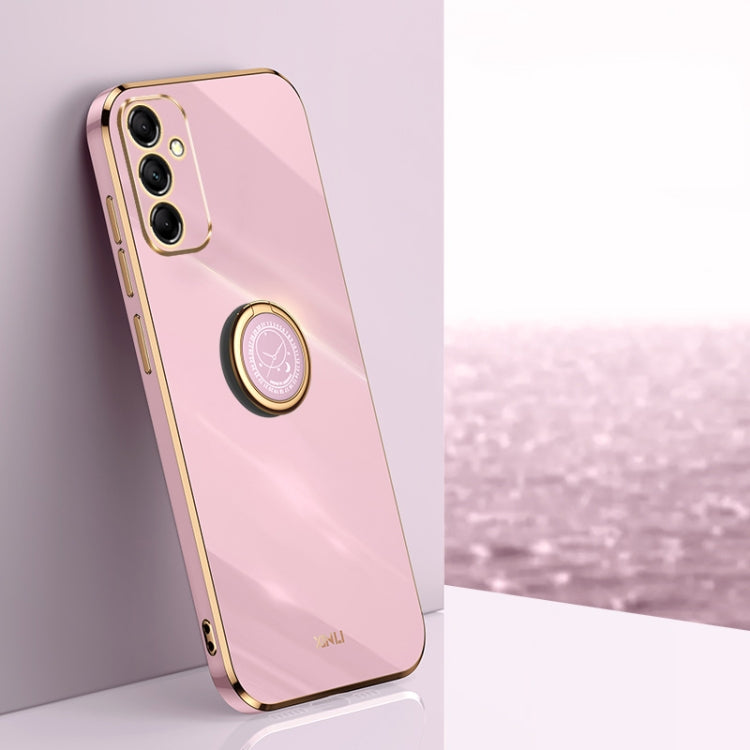 信立 直邊6D電鍍TPU手機殼帶指環支架, For Samsung Galaxy A15, For Samsung Galaxy A55, For Samsung Galaxy A35 5G, For Samsung Galaxy S24 Ultra 5G, For Samsung Galaxy S24+ 5G, For Samsung Galaxy S24 5G