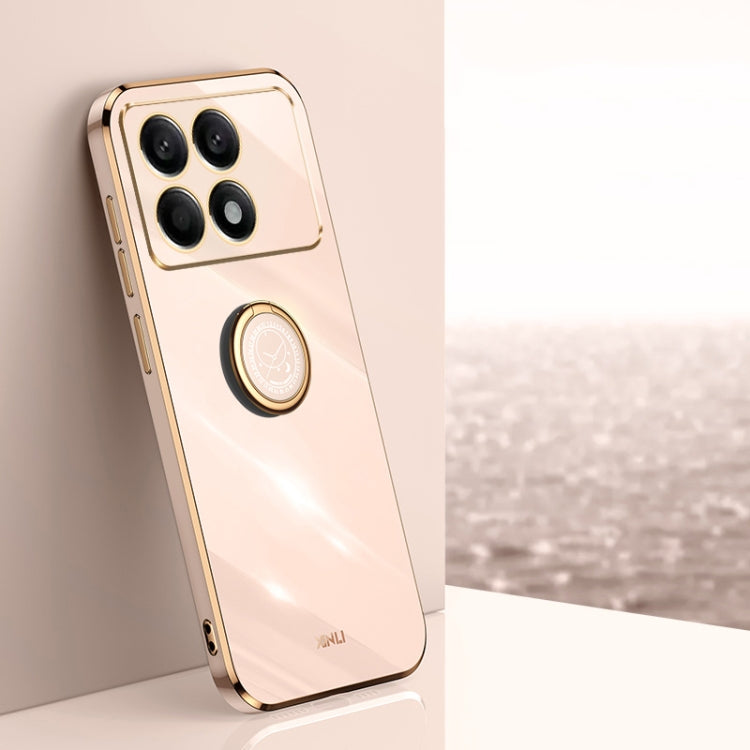 信立 直邊6D電鍍TPU手機殼帶指環支架, For Xiaomi Redmi Note 12R, For Xiaomi Redmi K70, For Xiaomi Redmi 12 4G, For Xiaomi Redmi Note 12S 4G, For Xiaomi Redmi Note 12 Pro 4G, For Xiaomi Redmi Note 12 Turbo