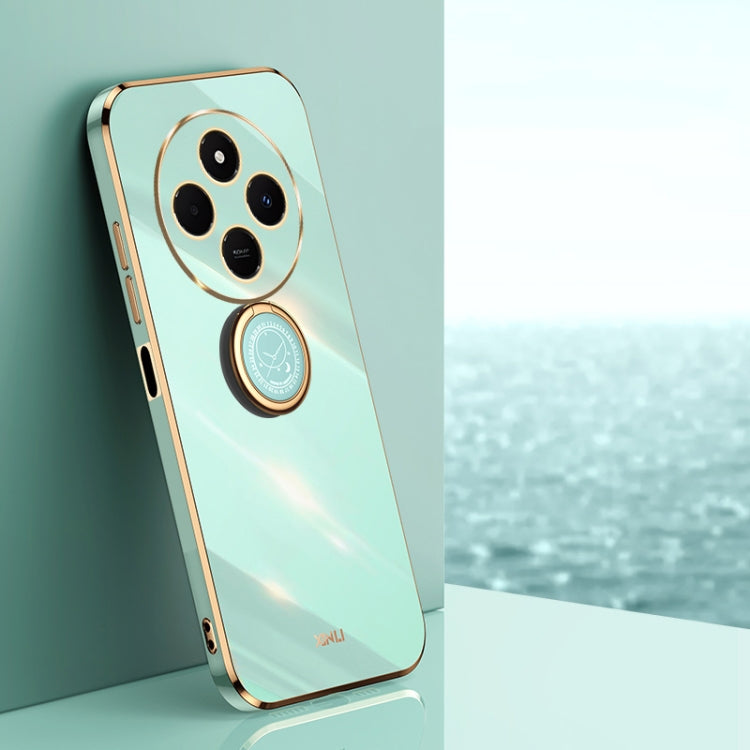 信立 直邊6D電鍍TPU手機殼帶指環支架, For Redmi 14C 4G, For Xiaomi Redmi Note 13 Pro 4G, For Xiaomi Redmi Note 13 4G, For Xiaomi Redmi 13C 5G, For Xiaomi Redmi K70E, For Xiaomi 14 Pro