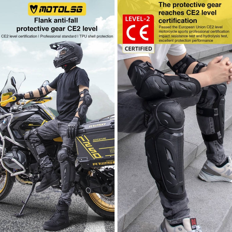 Motolsg 長側翼加寬摩托車自行車騎行護具