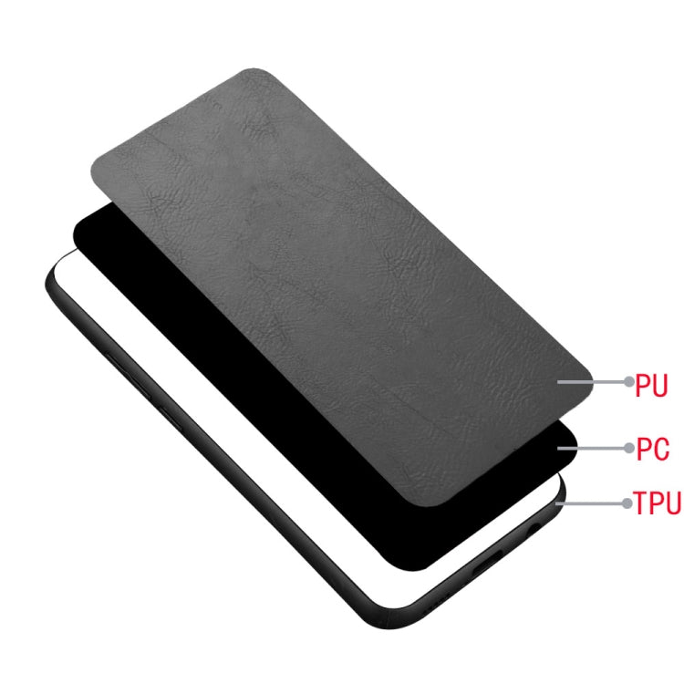 牛紋車線PC+PU+TPU手機保護殼