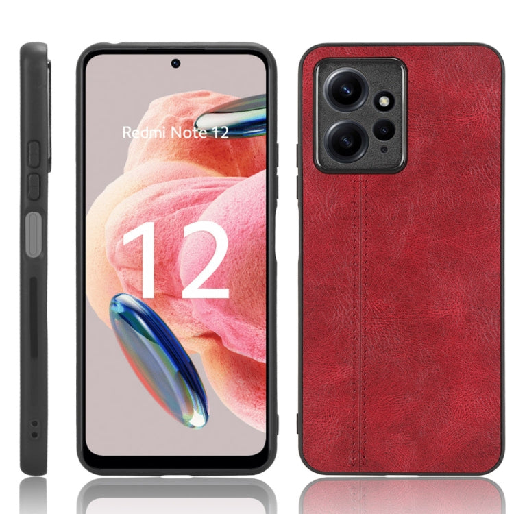 車線牛紋PC+PU+TPU手機保護殼, For Xiaomi Redmi Note 12 4G Global