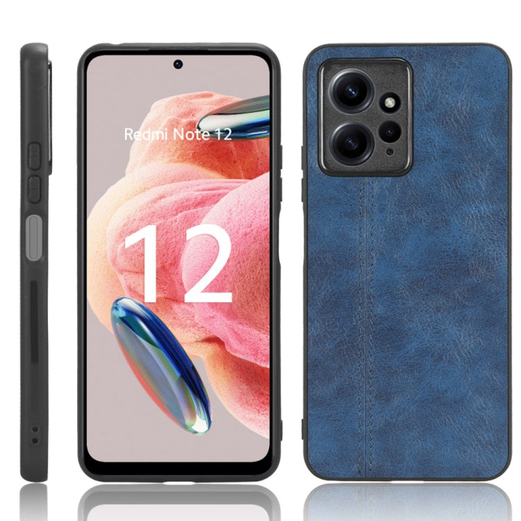 車線牛紋PC+PU+TPU手機保護殼, For Xiaomi Redmi Note 12 4G Global