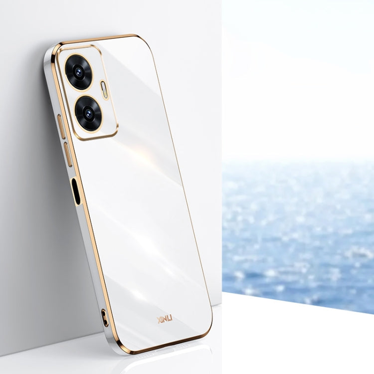 XINLI 直角6D電鍍金邊手機殼