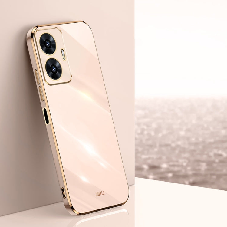 XINLI 直角6D電鍍金邊手機殼