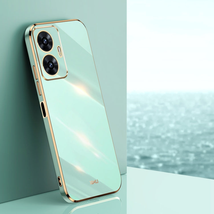 XINLI 直角6D電鍍金邊手機殼