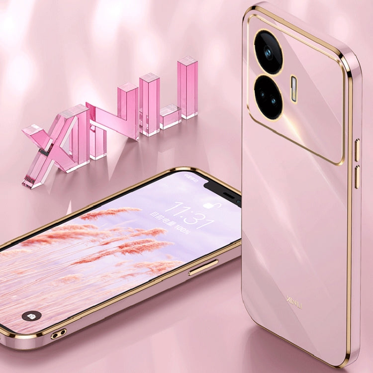 XINLI 直角6D電鍍金邊手機殼