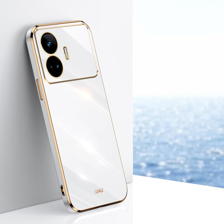 XINLI 直角6D電鍍金邊手機殼