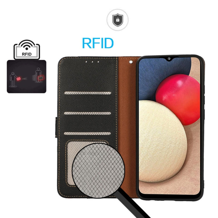 KHAZNEH 荔枝紋RFID防盜刷手機皮套