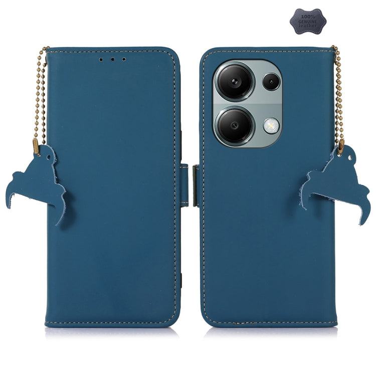 真皮絲柔側吸RFID防盜刷手機皮套