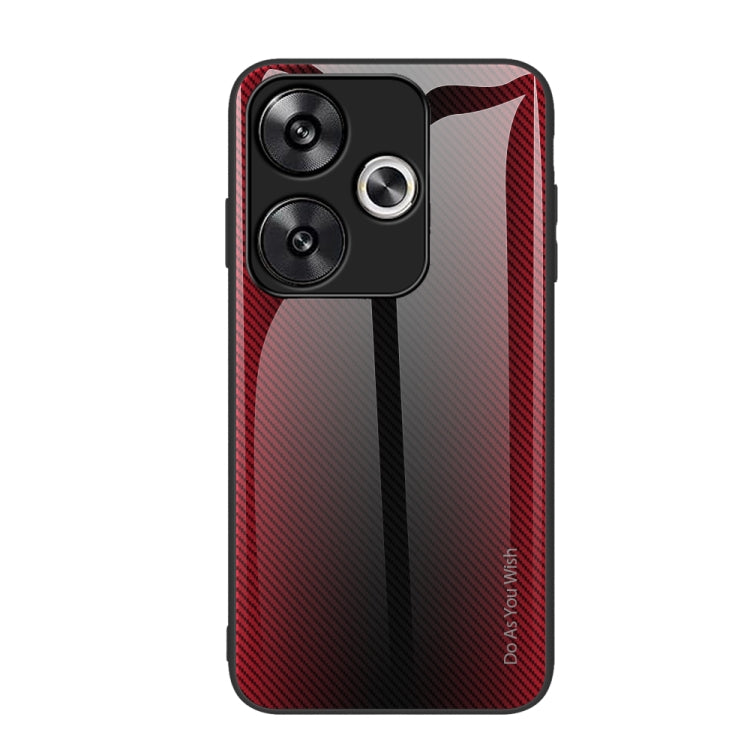 紋理漸變玻璃手機保護殼, For Xiaomi Poco F6, For Xiaomi Poco F6 Pro, For Xiaomi Redmi Note 12 4G Global, For Xiaomi Redmi Note 12 Turbo