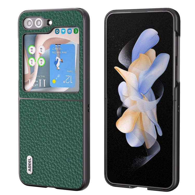 ABEEL真皮荔枝紋手機保護殼, For Samsung Galaxy Z Flip6 / Flip7 FE, For Samsung Galaxy Z Fold6, For Samsung Galaxy S24 Ultra 5G, For Samsung Galaxy S23 FE 5G, For Samsung Galaxy Z Fold5, For Samsung Galaxy Z Flip5