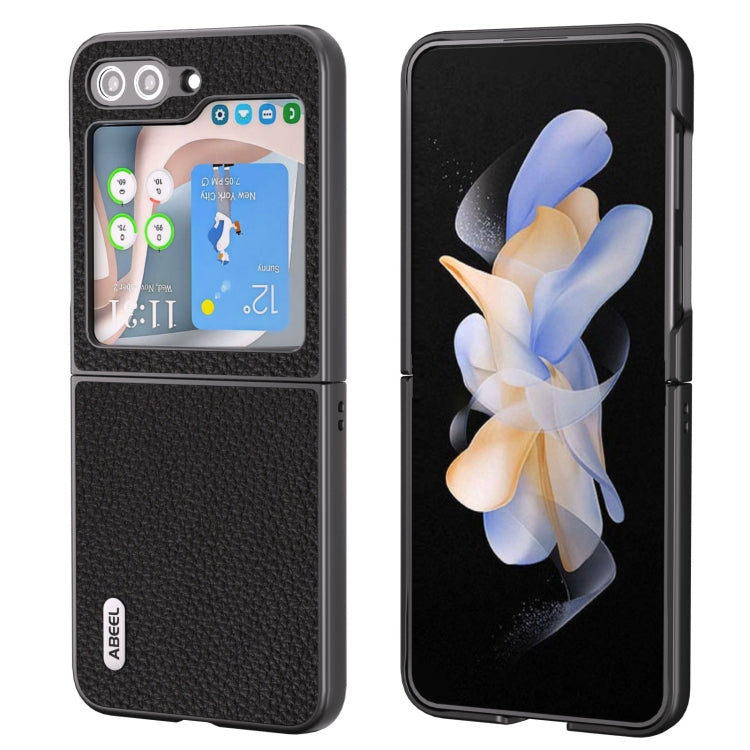 ABEEL真皮荔枝紋手機保護殼, For Samsung Galaxy Z Flip6 / Flip7 FE, For Samsung Galaxy Z Fold6, For Samsung Galaxy S24 Ultra 5G, For Samsung Galaxy S23 FE 5G, For Samsung Galaxy Z Fold5, For Samsung Galaxy Z Flip5