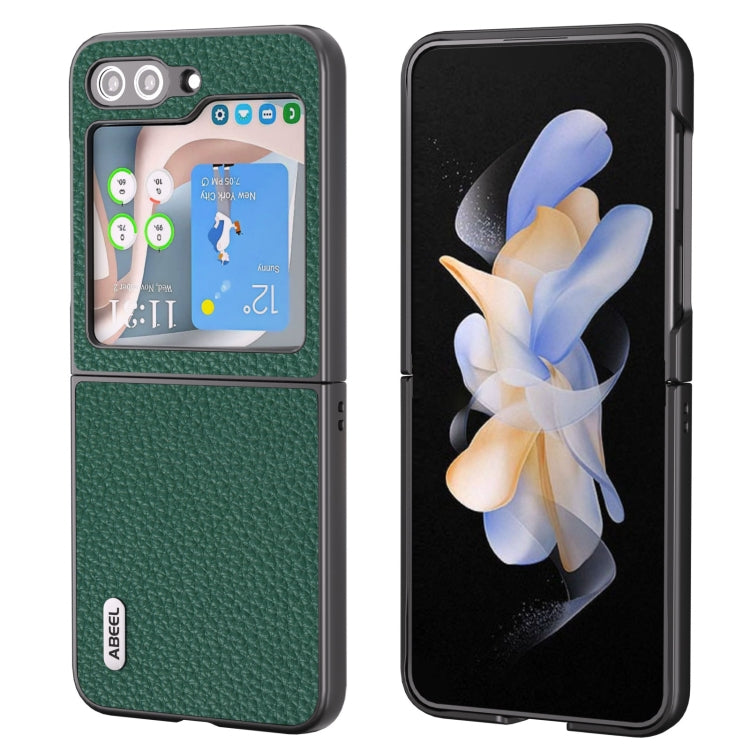 ABEEL真皮荔枝紋手機保護殼, For Samsung Galaxy Z Flip6 / Flip7 FE, For Samsung Galaxy Z Fold6, For Samsung Galaxy S24 Ultra 5G, For Samsung Galaxy S23 FE 5G, For Samsung Galaxy Z Fold5, For Samsung Galaxy Z Flip5