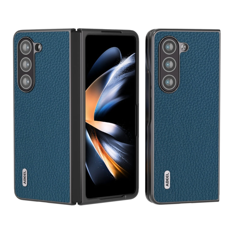 ABEEL真皮荔枝紋手機保護殼, For Samsung Galaxy Z Flip6 / Flip7 FE, For Samsung Galaxy Z Fold6, For Samsung Galaxy S24 Ultra 5G, For Samsung Galaxy S23 FE 5G, For Samsung Galaxy Z Fold5, For Samsung Galaxy Z Flip5