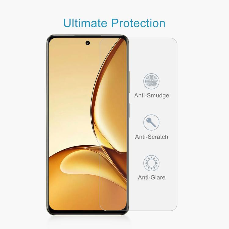 0.26mm 9H 2.5D 半屏鋼化玻璃保護膜, For Realme P3x / Narzo 80x, For Realme 14T 5G, For Realme V70, For Realme P3 5G, For Realme 14 Pro Lite, For Realme C75x, For Realme Neo7x, For Realme Neo7 SE, For Realme 14x India, For Realme 12 / C75, For Realme C65s        ...