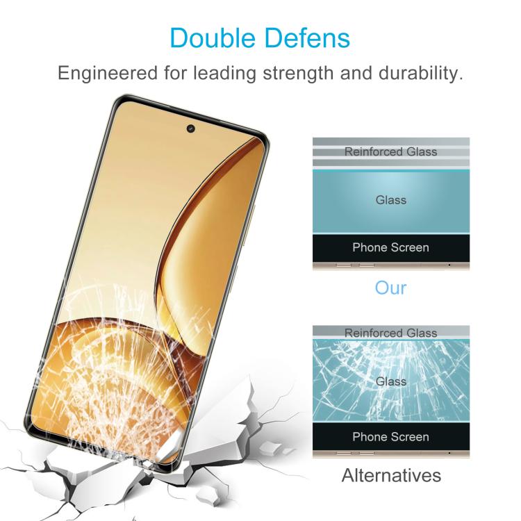 0.26mm 9H 2.5D 半屏鋼化玻璃保護膜, For Realme P3x / Narzo 80x, For Realme 14T 5G, For Realme V70, For Realme P3 5G, For Realme 14 Pro Lite, For Realme C75x, For Realme Neo7x, For Realme Neo7 SE, For Realme 14x India, For Realme 12 / C75, For Realme C65s        ...