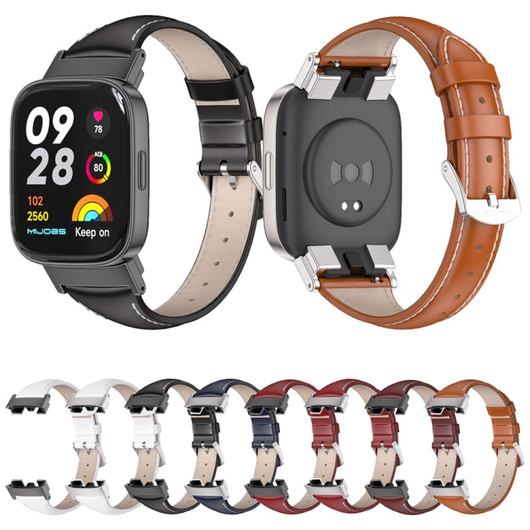 米布斯 小蠻腰牛皮錶帶