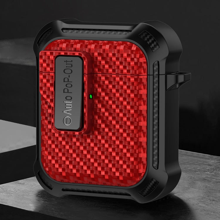 阿爾法碳纖維無線藍牙耳機保護套, For AirPods Pro 2, For AirPods Pro, For AirPods 3, For AirPods 2 / 1