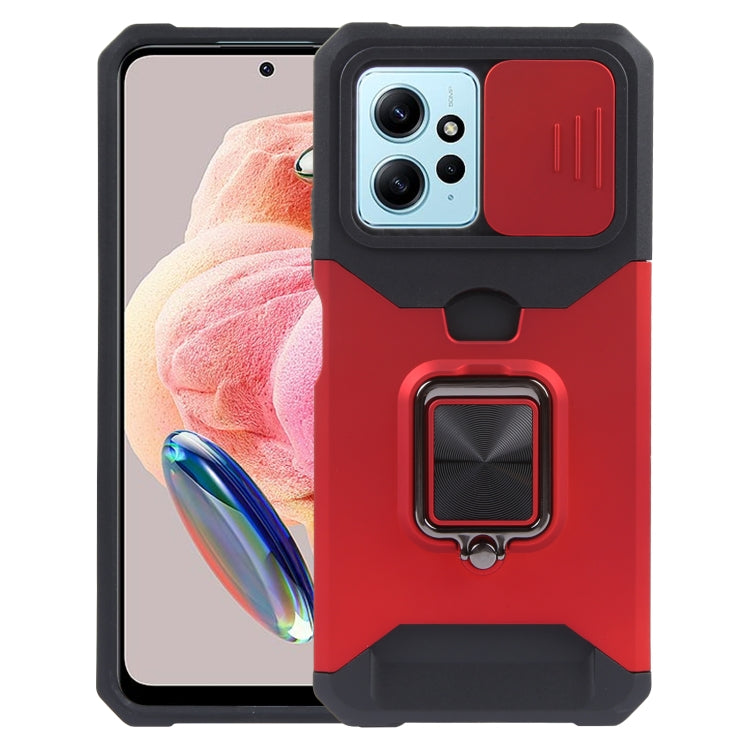 二合一推拉窗插卡PC+TPU手機殼, For Redmi Note 14 Pro 5G / 14 Pro+ 5G, For Redmi Note 14 4G 163mm, For Redmi Note 13 4G, For Redmi Note 13 Pro 5G, For Redmi Note 12 4G