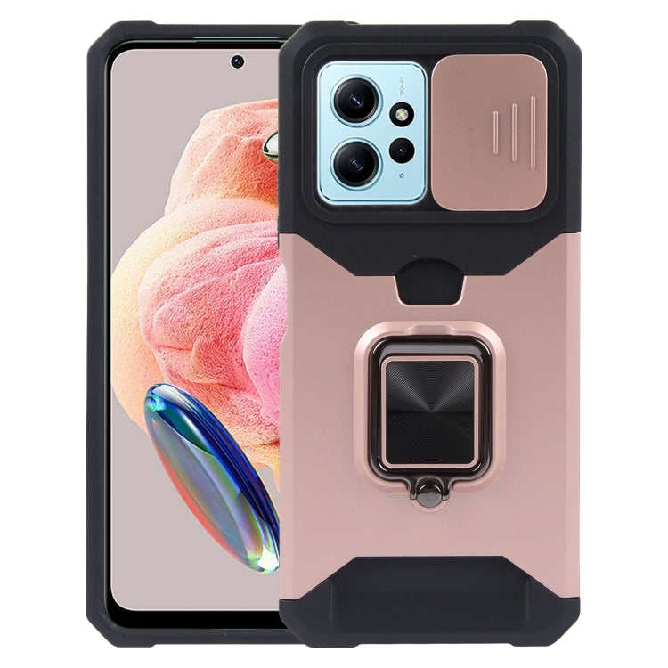 二合一推拉窗插卡PC+TPU手機殼, For Redmi Note 14 Pro 5G / 14 Pro+ 5G, For Redmi Note 14 4G 163mm, For Redmi Note 13 4G, For Redmi Note 13 Pro 5G, For Redmi Note 12 4G