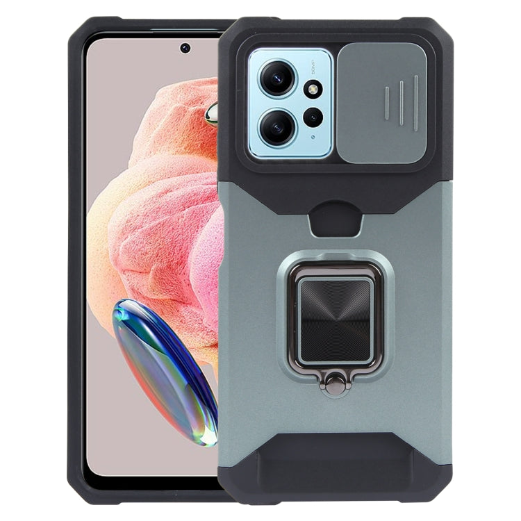 二合一推拉窗插卡PC+TPU手機殼, For Redmi Note 14 Pro 5G / 14 Pro+ 5G, For Redmi Note 14 4G 163mm, For Redmi Note 13 4G, For Redmi Note 13 Pro 5G, For Redmi Note 12 4G
